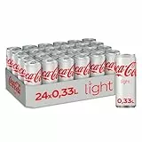 Coca-Cola Light Taste - mit originalem Coca-Cola-Geschmack - ohne Kalorien - erfrischendes Softgetränk in coolen Einweg Dosen (24 x 330 ml)