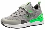 KangaROOS Unisex Kinder Kd-gym Ev Sneaker, Grau Grün, 32 EU