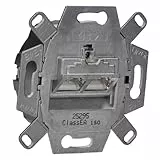 Rutenbeck ClassEA iso Universal-Anschlussdose/Datendose LAN 138104070, 2-fach RJ45, 10 Gbit/s, Unterputz, geschirmt