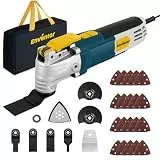 ENVENTOR Oszillationswerkzeug, 300W Multifunktionswerkzeug mit 28 Zubehör, 6 Variable Geschwindigkeit 15000-22000RPM, 3° Oszillationswinkel, zum Schneiden, Schnitzen, Bohren, Schleifen, Polieren
