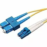 Tripp Lite N366-03M Duplex-Singlemode 9/125 Glasfaser-Patchkabel (LC/SC), 3 m