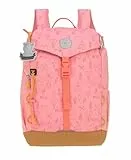 LÄSSIG Kinder Wanderrucksack Kinderrucksack mit Brustgurt gepolsterte Schultergurte wasserabweisend, 14 Liter/Big Outdoor Backpack Adventure Rosa