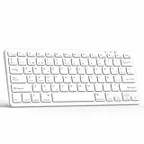 TQQ iPad-Tastatur, spanische Bluetooth-Tastatur, wiederaufladbar, für Tablet, iPad, iPad Air, iPad Pro, iPad Mini, iOS, Android und Windows