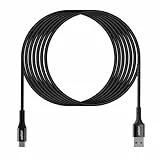 5M USB auf USB-C Kabel Lang 3.1A Schnellladekabel USB C für Samsung Galaxy S22 S21 S20 S10 S9 S8 Plus, Huawei P30/P20/P10, Google Pixel, Sony Xperia