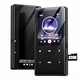 Olycism MP3-Player Bluetooth 5.0, 2,4 Zoll tragbarer MP3-Player 64 GB – HiFi-Audio-Player mit FM-Radio, Recorder, E-Book, 240 x 320 Bildschirm, Typ C
