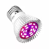 Duokon LED-Wachstumslichter für Zimmerpflanzen Vollspektrum E14 85-265 V 18 W 18 LED-Wachstumslicht Blumenpflanze Hydroponic Growth Bulb