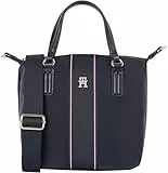 Tommy Hilfiger Damen Tote Bag Tasche Poppy Klein, Blau (Space Blue Corp), Einheitsgröße
