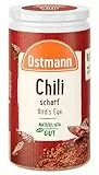 Ostmann Gewürze - Chili scharf Bird´s Eye | Feurige Schärfe für Fleischgerichte und Eintöpfe | 35 g in der Streudose