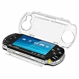 TNP Clear Hard Case for PSP 1000 - Protective Transparent Hard Case for Sony PSP 1000, Full Cover Crystal Clear Hard Case for PSP 1000 Console, Snap-in Protector Cover Case with Clear Display