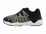 Lurchi 95L0093001 Sneaker, Black-Lime, 40 EU