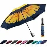 ACEIken Sturmfester Automatik Regenschirm - Kompakter,Faltbarer Taschenschirm für Herren und Damen,8 Rippen,Wasserdicht und Winddicht,Ideal für Reisen und Alltag,106/116 cm Spannweite