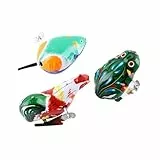 Toyvian 3stücke Aufziehspielzeug Bunte Tierchen Frosch Küken Für Mädchen Lustige Uhrwerkspielzeuge Motorik Und Kreativität Für Geburtstage Und