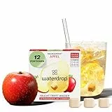 waterdrop® Microdrink Apfel - 12 Waterdrop Drops Würfel mit fruchtigem Apfel Geschmack - zuckerfreier Durstlöscher & Alternative zu Getränke-Sirup und Geschmackspulver - Flavour Drops mit Vitaminen