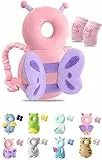 JEJA Baby Kopfschutz, Verstellbare Schutzkissen Baby, Safety Guard Kissen für Kinder - Schmetterling mit Knieschoner Krabbeln
