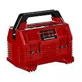 Einhell Original Ladegerät Power X-Quattrocharger 4A Power X-Change (Li-Ion, 18V, gleichzeitiges Laden von 2x2 Akkus, Akkuüberwachung, intelligentes Lademanagement, 6-fache LED-Zustandsanzeige)