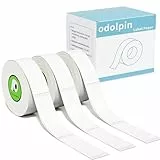 Odolpin 3 Rollen Kompatibel mit Nelko P21,ORGSTA S001 Etikettierband, 14x40mm (0,55 'x1,57'), 180 Etiketten/Rolle, Weiß, P21 Label Tape ersetzen für ORGBRO X1, NADAIIN N12, POLONO P31S Label Maker
