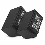 CELLONIC, Akku für Kamera kompatibel mit Panasonic HC-X2000, HC-X1500, HC-MDH3, AG-DVX200 (7.4V, 4400mAh) 2 Stück