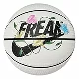 Nike Playground Basketball 8P 2.0 Giannis Antetokounmpo – Outdoor Street Basketball – Deflated geliefert, Pale Ivory/Black/Black/Black, 7