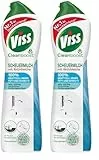 Viss Cleanboost Scheuermilch mit Aktivbleiche effektives Reinigungsmittel 100% kraftvoll gegen Fett und Schmutz mit 100% natürlichen Reinigungspartikeln 500 ml (Packung mit 2)