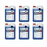 EUROLUB Scheibenfrostschutz Klare Sicht Winter Konzentrat, 6X 5 Liter