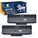 ColorKing MLT-D111S Toner Kompatibel für Samsung MLT-D111S MLT-D111L D111S D111L für Samsung Xpress M2070 M2070W M2070FW M2026W M2026 M2020 M2022W M2022 M2020W M2070F (Schwarz, 2er-Pack)