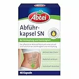 Abtei Abführkapseln - aktiviert den Darm bei Verstopfung und Darmträgheit - natürlich wirksam mit pflanzlichem Rizinusöl - 1 x 40 Weichkapseln