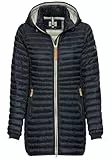 camel active Damen Steppjacke aus recyceltem Polyamid Dunkelblau, womenswear-40