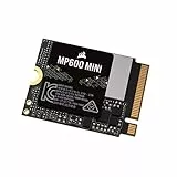 Corsair MP600 MINI 1 TB M.2 NVMe PCIe x4 Gen4 SSD – M.2 2230 – Bis zu 7.000MB/Sek. Sequentielles Lesen – Hohe Dichte 3D TLC NAND – Ideal Für Steam Deck und Microsoft Surface – Schwarz