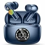 Wireless Earbuds, Ear Buds Bluetooth 5.4 Kopfhörer 2025 mit ENC Noise Cancelling, Bluetooth Ohrhörer 48H Spielzeit Wireless Ohrhörer HiFi Stereo, In Ear Kopfhörer USB-C Schnellladung/IP7 Wasserdicht