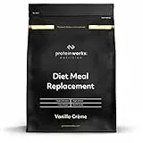 Protein Works - Diet Meal Replacement, Vollständige Mahlzeit, Diät Abnehmshake, Immunitätsfördernd, 14 Mahlzeiten, Vanillecreme, 1kg
