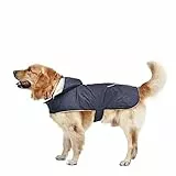 LeerKing Hundemantel Hundejacke Regenjacke Wasserdicht Hundepulli Kapuzenpullis Wintermantel Daunenjacke für kleine und mittlere Hunde Rückenlänge XXL