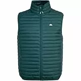 Ellesse Pal Padded Gilet Weste Vest (DE/NL/SE/PL, Alphanumerisch, L, Regular, Regular, dark green)