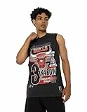 Mitchell & Ness NBA Chicago Bulls 3-Peat Champions Muscle Tanktop, Schwarz, Finals 1993 - L