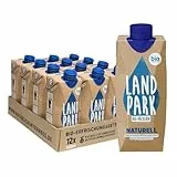 Landpark Bio-Mineralwasser | natürliches Mineralwasser aus der Bio-Quelle | natriumarm, praktisch für unterwegs | stilles Wasser | im Tetra Pak | pfandfrei (Naturell, 24)