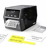 Makeid D50 Bluetooth-Etikettendrucker mit 1 Rolle wasserfester Etiketten Thermotransferdruck für Einzelhandel, Büros, Schulen und Lager Desktop-Drucker, kompatibel mit Mobiltelefonen und Computern