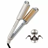 TYMO ROVY Compact Welleneisen für haare, Lockenstab große Locken geeignet für Anfänger, Sofortiges Wellen, 25mm Ionen Hair Curler für kurze Haare mit 4 Temperaturen LED-Anzeige, Anti-Verbrennung, Gold