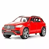 TGRCM-CZ 1/32 Diecast Auto AMG GLE 63S Modell Auto Pull Back mit Sound und Licht Spielzeug Auto für Jungen Mädchen Erwachsene Geschenk(Rot)