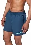 Chiemsee Badehose Herren blau I Regular Fit Badeshorts mit elastischem Bund & Kordel I Schnelltrocknend, mit Mesh-Innenslip & Taschen I Schwimmhose in der Farbe Dress Blues, Größe XL