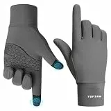 Tofern Herren Damen Thermo Handschuhe Touchscreen Unterziehhandschuhe - Winter Warme FahrradHandschuhe Skihandschuhe für Ski, Fahren, Radfahren, Wandern