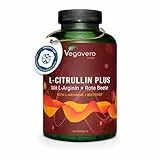 L-Citrullin Malat | Hochdosiert: 2000 mg Citrullin | Mit L-Arginin Base + Rote Beete | Aus Fermentation | Pre-Workout | Laborgeprüft | Vegan - Ohne Zusatzstoffe | Deutsche Produktion von Vegavero®