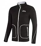 Black Crevice Herren Fleecejacke, schwarz, 52