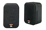 JBL Control One Robuster Kompakter Regallautsprecher Satellitenlautsprecher Studio-Monitor-Lautsprecher (1 Paar) schwarz
