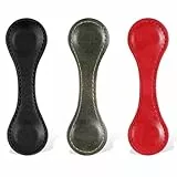 3 Stück Personalisierte Seitenmarkierungsclip Leder Magnet Lesezeichen Retro Buchseitenhalter Handgefertigt Lesezubehör Niedliches Lesergeschenk für Lehrer Studenten Frauen Bücherwurm