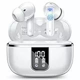 OWMSIC Bluetooth-Kopfhörer, Erhältlich in Roségold. Weiß