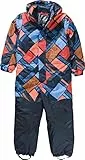 Color Kids Unisex Kinder Coverall AOP, Af 10.000 Schneeanzug, Orangefarbener Clownfisch, 98