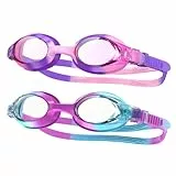Findway Schwimmbrille Kinder,Schwimmbrille für Kinder Jungen Mädchen Junior, UV-Schutz Anti Nebel Kinder Schwimmbrille für Alter 3-12 Jahre
