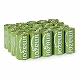 Amazon Basics Hundekotbeutel aus recyceltem Material ohne Spender, geruchsneutral, 300 Beutel (20 Packungen à 15 Beutel)