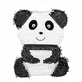 Boland 30960 - Pinata Panda, Größe 50 x 38 x 10 cm, schwarz-weißer Bär, Geburtstag, Dekoration, Party-Spiel, Geschenk