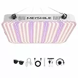 2000w Pflanzenlampe, Zweifach Dimmender VEG BLOOM Dual-Modus Grow Lampe, Pflanzenlampe LED Vollspektrum, Mit 1140 Leds, Grow Light für Zimmerpflanzen Zuchtzelt, Hydrokultur, Sprießen(Quantum Edition)