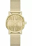 DKNY Damen Analog Quarz Uhr mit Edelstahl Armband NY6692